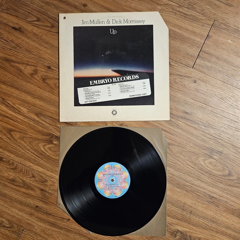 Jim Mullen & Dick Morrissey – Up Embryo Records 1977 SD 536‎ PROMO LP VG+ EX/EX